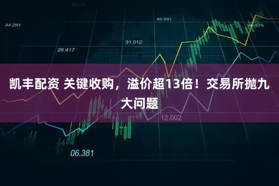凯丰配资 关键收购，溢价超13倍！交易所抛九大问题