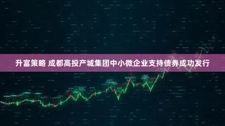升富策略 成都高投产城集团中小微企业支持债券成功发行